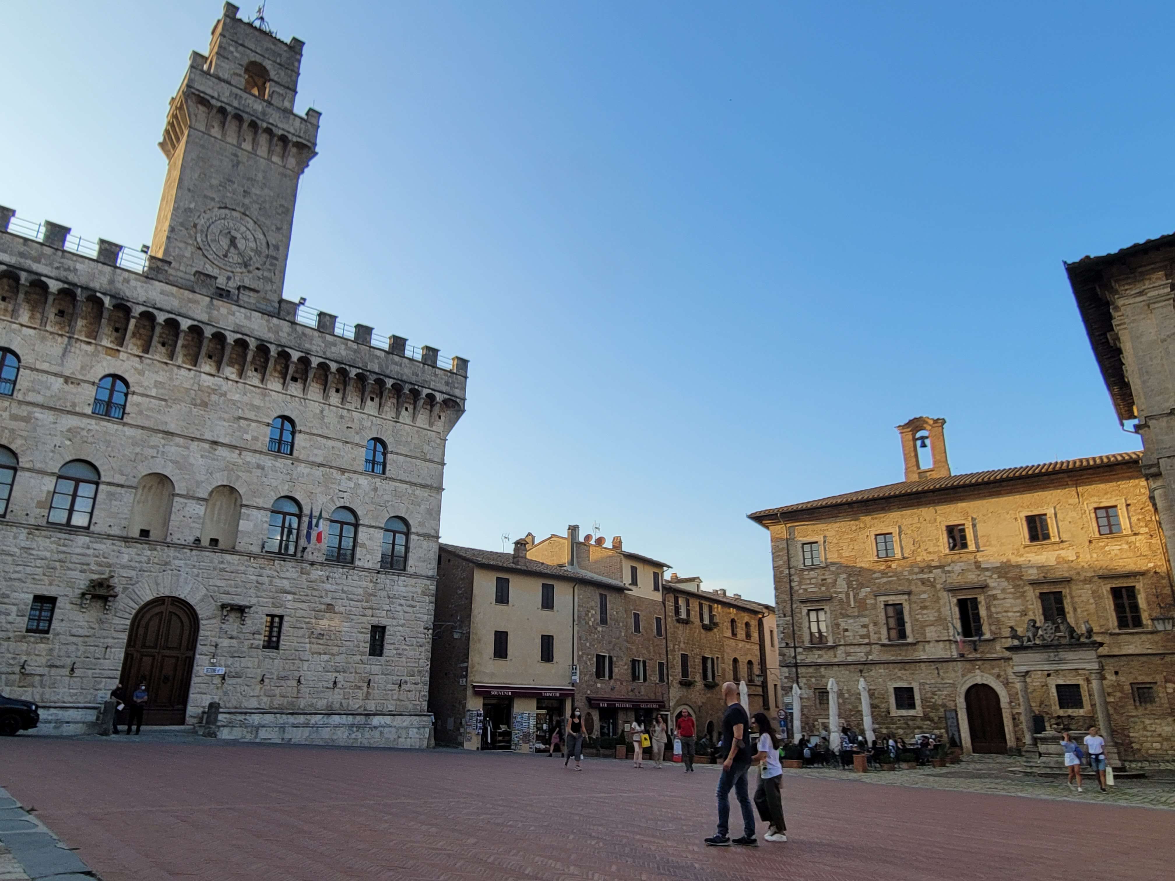 Piazza Grande is the top of town, not the starting point. Walk up slowly and save energy for the descent.